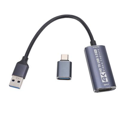 USB 3.0 Video Capture Card HD Multimedia Interface USB C Video Capture Adapter Device for Gaming