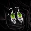 Spiritual Peridot Gemstone 925 Sterling Silver Stylish Jewelry Earrings For Wife EE-39-4