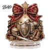 Festive Desktop Signs for Holidays Christmas Faux Diamond Painting Tabletop Ornaments, Beginner-Friendly DIY Acrylic Rhinestone Art Ornaments
