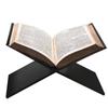Transparent/Black Book Display Stand X Shape Open Book Holder Recipe Stand  The Quran