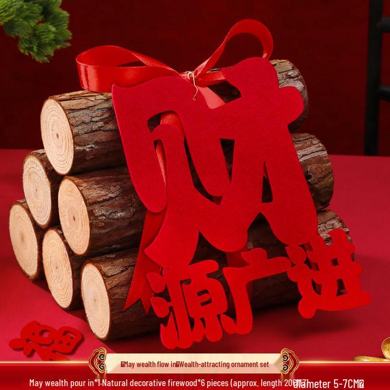 

Радость новоселья: Новое настольное украшение для дома для гостиной и церемонии прибытия New Home Firewood - Abundant Wealth