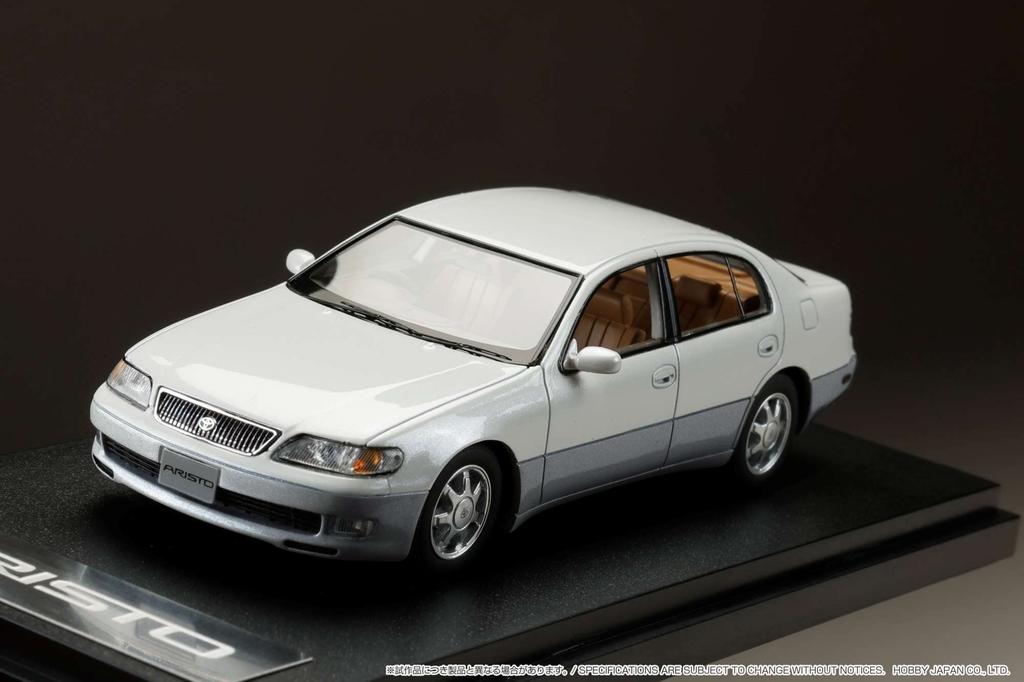 Scale Toyota Aristo White Pearl Mica Toning G PM43152AWT 1/43 3.0V (JZS147)