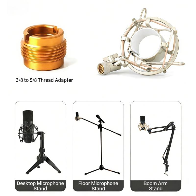 Aluminum Alloy 1/4 to 5/8in 3/8 to 5/8in Male Threaded Screw Mount Adpater Rustproof Converter Lasers Level Accessory