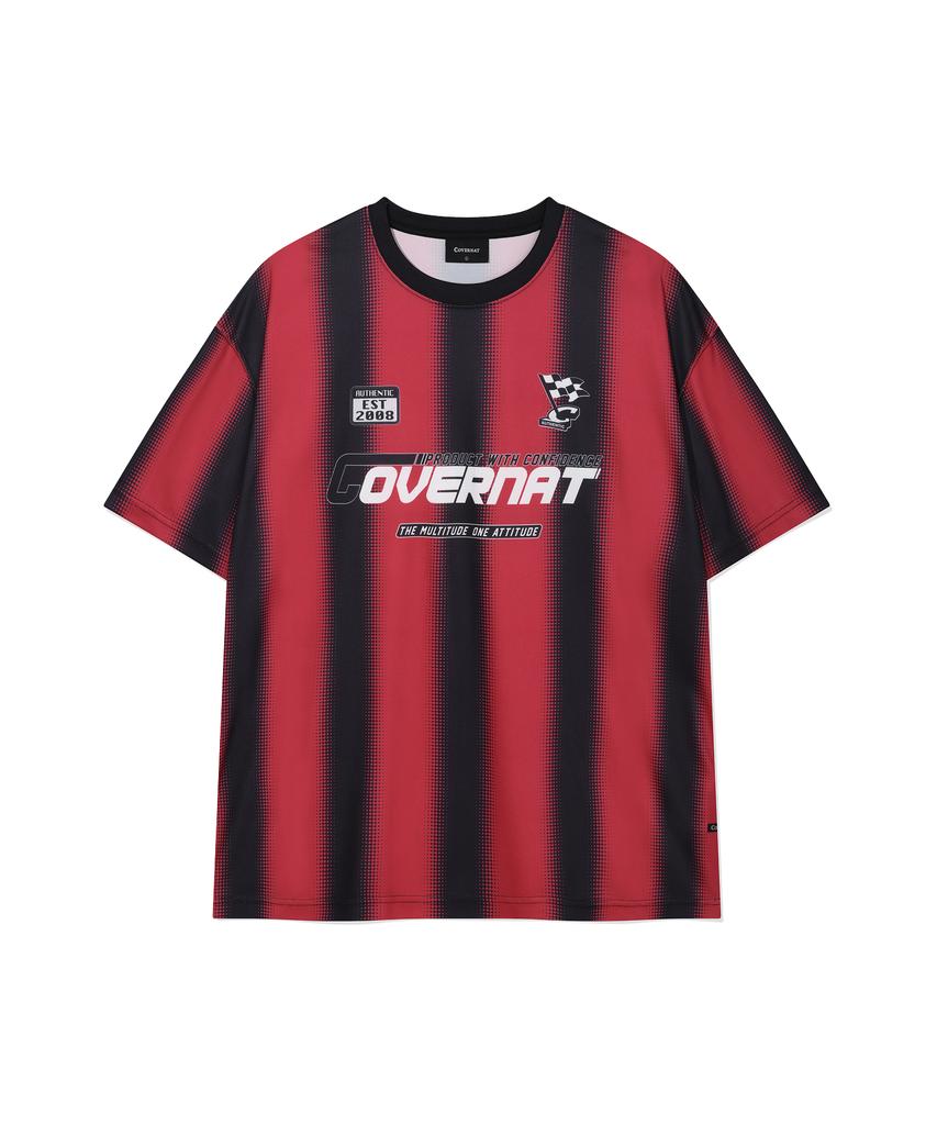 COVERNAT Football Jersey T-Shirt Red