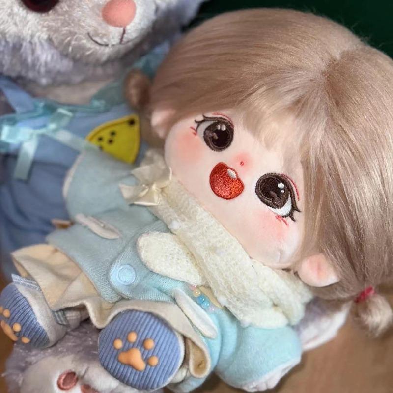 In-Stock 20cm Cotton Chestnut Grain Plush Doll Toy - Outfit-Changeable Gift for Girlfriend or Best Friend