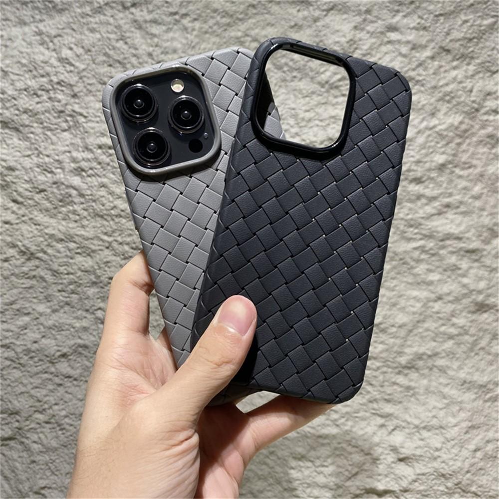 BV Woven Heat Dissipation Soft Silicon Shockproof Case For iPhone 16 15 14 13 12 11 Pro Max Plus Mini XR X XS 7 8 Bumper Cover