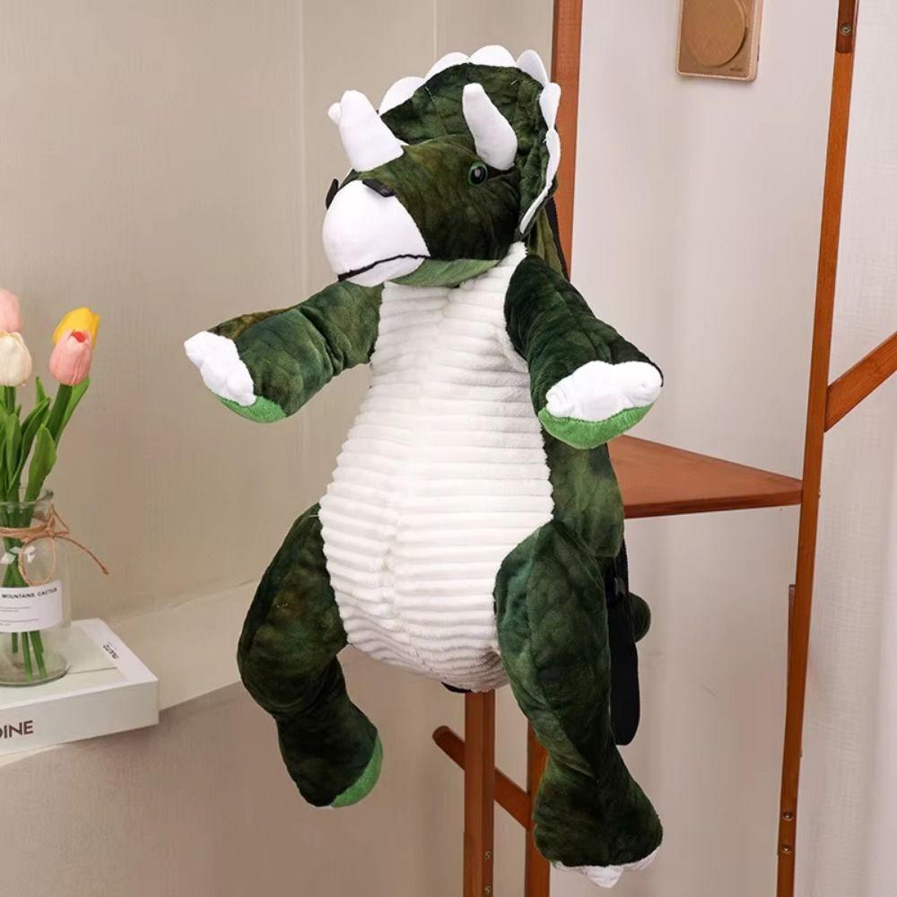 3D Plush Dinosaur Doll Simulation Dinosaur Animal Dinosaur Bag  Birthday Gift