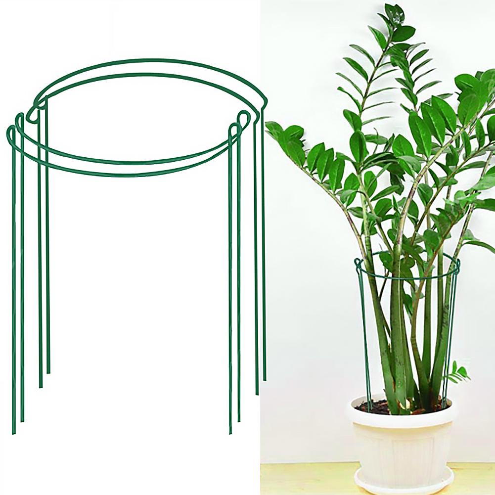 2Pcs Plant Support Stakes, Garden Flower Support Sticks, Plant Climbing Trellis Support Rack For Indoor Outdoor Plants J0Q7