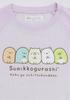 Kaituck Familie Sumikkogurashi Kinder Schlafanzug, Kurzarm und Shorts, Raglanärmel, 100% Baumwoll-Jersey, Sommer (130cm, Lila)
