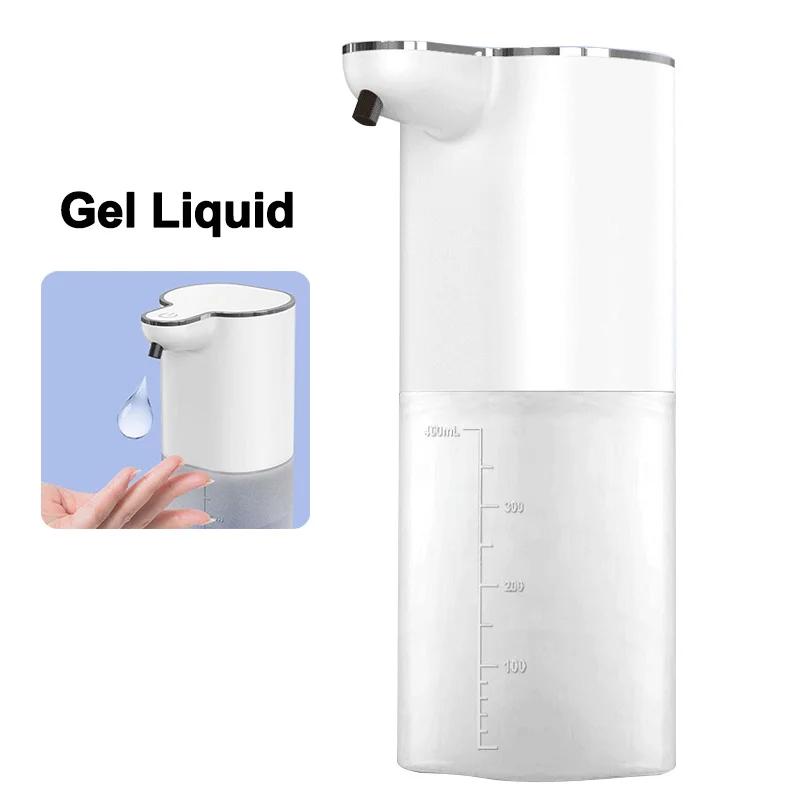 Automatic Foam Soap Dispensers 400ml 4-Gears Bathroom Smart Washing Hand Machine USB Rechargeable Touchless Hand Sanitizers