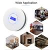 Smoke and Carbon Monoxide Alarm Smoke Detector Carbon Monoxide Detector Powered by Battery with LCD Display Voice Warning