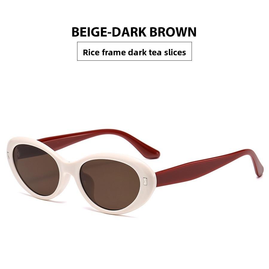 

Trendy Cat Eye Sunglasses With Pc Material Frame And Tinted Lenses For Driving And Leisure RedFrameTea