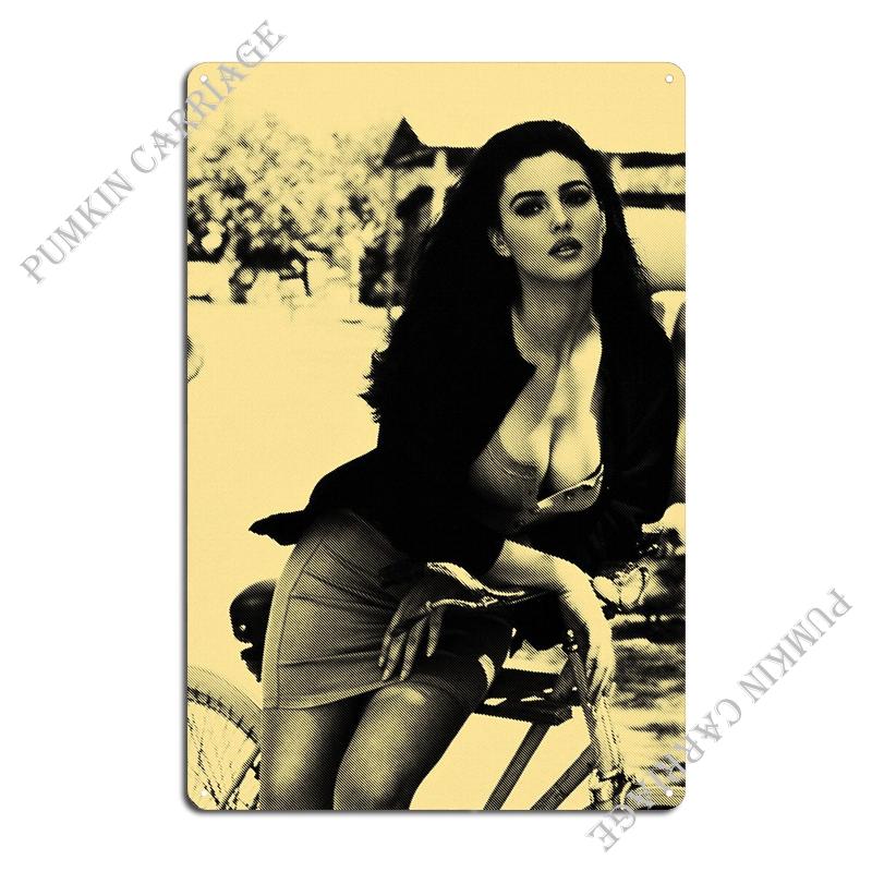 Malena Monica Belluci Metal Plaque Home Custom Bar Cinema Character Tin Sign Poster