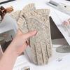 Damen Spitzen Lammfell Handschuhe: Frühling & Herbst, Fahren, Outdoor, Sonnenschutz, Dünner Koreanischer Stil, Touchscreen.