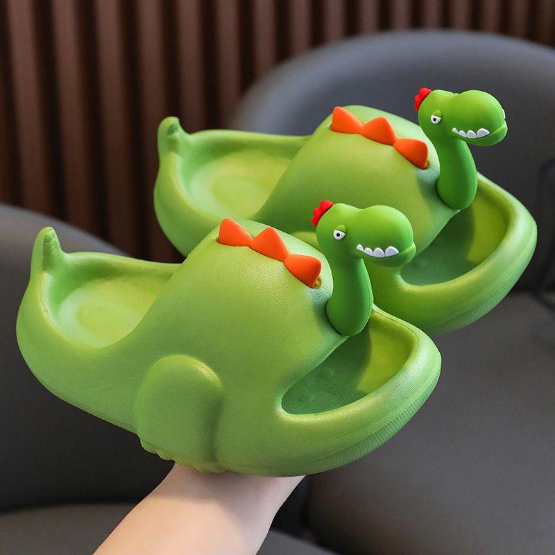 

Детские тапочки для девочек, размер 22–40. Летняя домашняя противоскользящая обувь. 39-40 зелёный