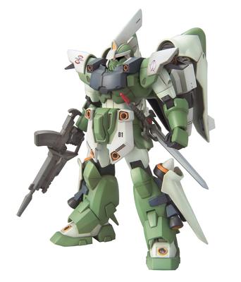 Plastikový model BANDAI SPIRITS HG Mobile Suit Gundam SEED Jin High Maneuver v měřítku 1/144, barevně kódovaný.