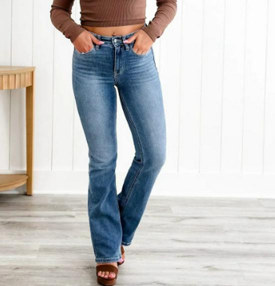 2023 Trending Plus Size High Stretch Slimming Women s Jeans - European and American Style L