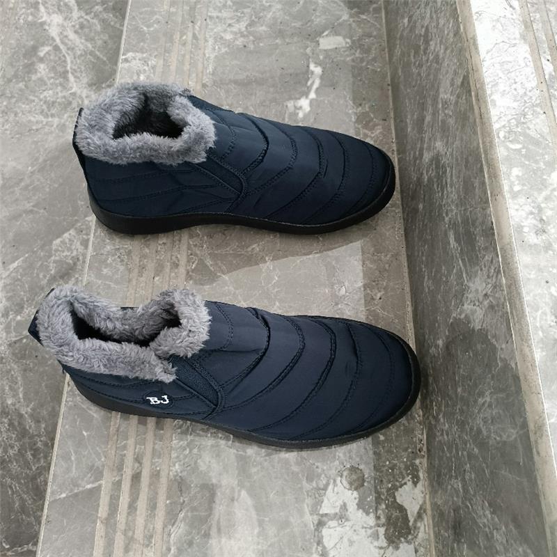 Men Boots Lightweight Winter Shoes For Men Snow Boots Waterproof Winter Footwear Plus Size 47 Slip On Unisex Ankle Winter Boot