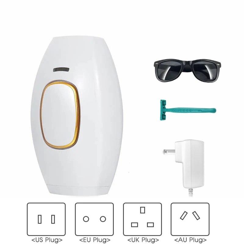 

Лазерная эпиляция 500 000 Flash Body Bikini IPL Депилятор Импульсный постоянный эпилятор безболезненный для женщин Удаление волос для домашнего использования EU Plug