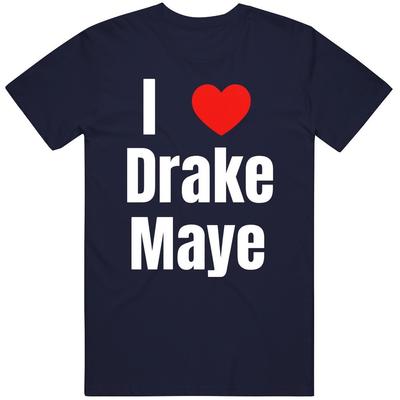 Amo Drake Maye Fan V2 Maglietta