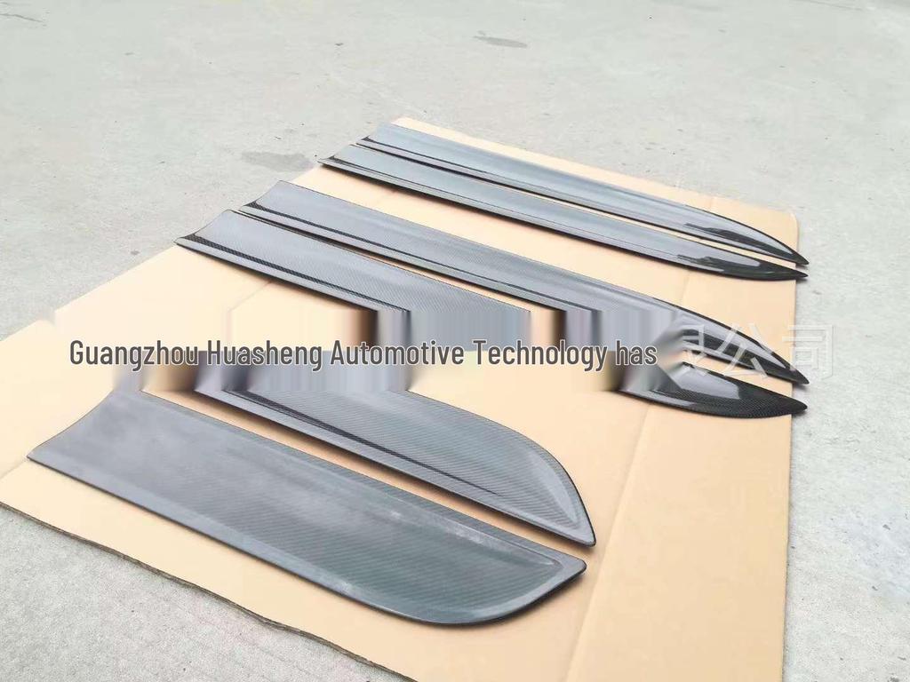 Porsche Macan Carbon Fiber Door Panel Scratch Protector - Fits All Models