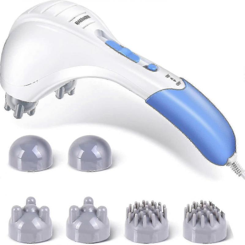 Electric Back Massager , Handheld Massagers Double Head Deep Tissue Percussion Massages For Full Body Massage For Neck, Shoulder, Head, Foot, Leg, Val