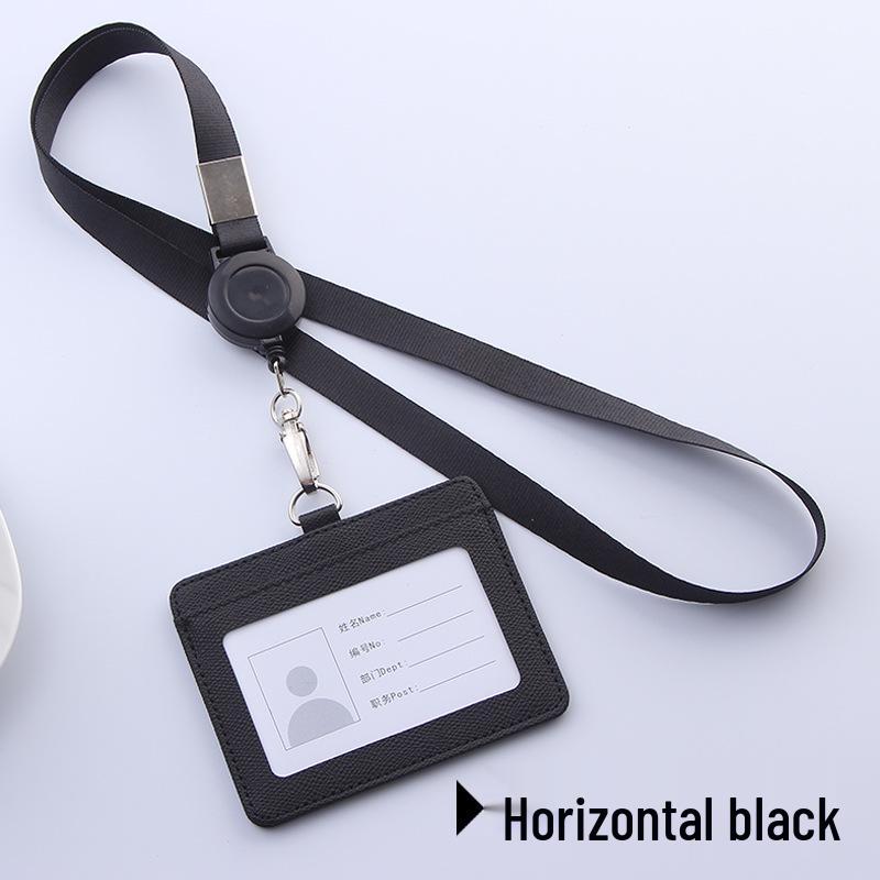 Customizable ID Badge Holder and Lanyard for Access Control and Name Tags