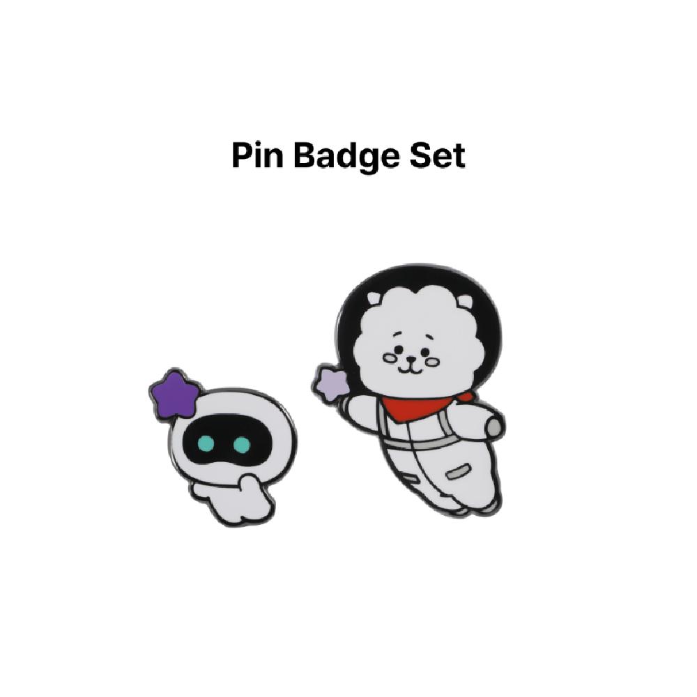 BTS Jin Wootteo X RJ Pin Badge Set – buy the best products