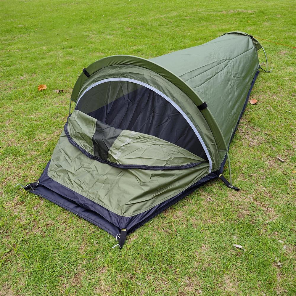 Backpacking Tent Ultralight Outdoor Camping Sleeping Bag Tent Portable Single Person Tent Sleeping Bag Car Travel Equipment