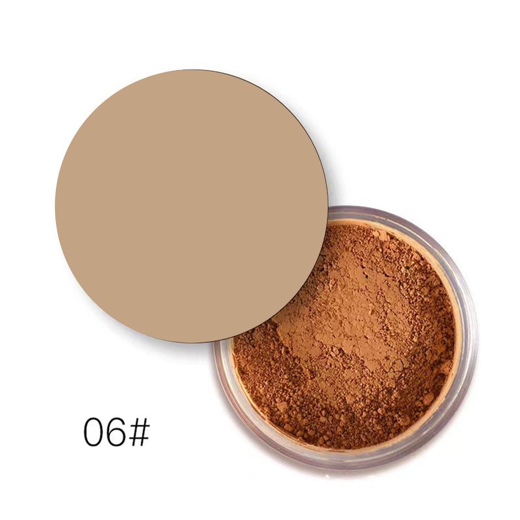 Seidiges mattes loses Puder, atmungsaktives leichtes Fixierpuder zur Verbesserung des Strahlen und zur Definition der Gesichtszüge, Einzelstück