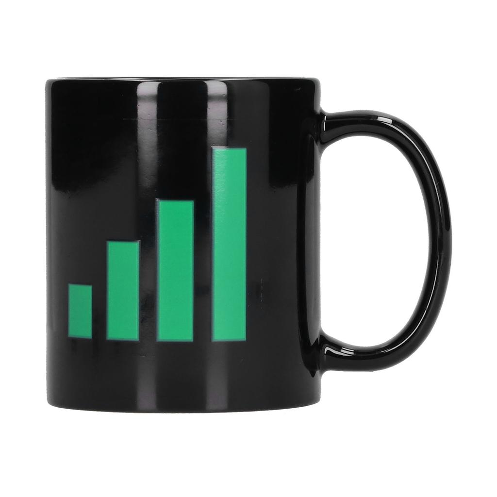 Originality Color Changing Cup WIFI Signal Pattern Coffee Mug for Home Office Club Wedding