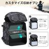 Fishing Backpack with Rod Holders - 45L Large Waterproof Fishing Bag for Outdoor Camping and Hiking (Black Blue Camouflage)
