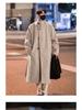 Men's Korean Style Thick Wool Over-the-Knee Trench Coat - Mid-Length, Warm, British Style Winter Jacket