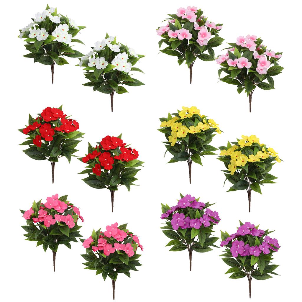 Flower Pot Decor Garden Gnome Frog Statue Artificial Eucalyptus Bundle Faux Corsage Wrist Flower Cotton Rope Storage