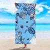 Strandlaken met Zeeschildpad Print, Sneldrogend Absorberend Zacht Lichtgewicht Microvezel voor Buiten Zwemmen Sport Kamperen Reizen
