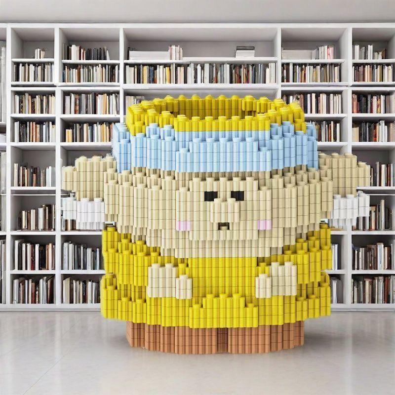 

Chao Le Sen Pen Holder Building Blocks - Fun Assembly Jigsaw Puzzle Ornament Gift for Girls