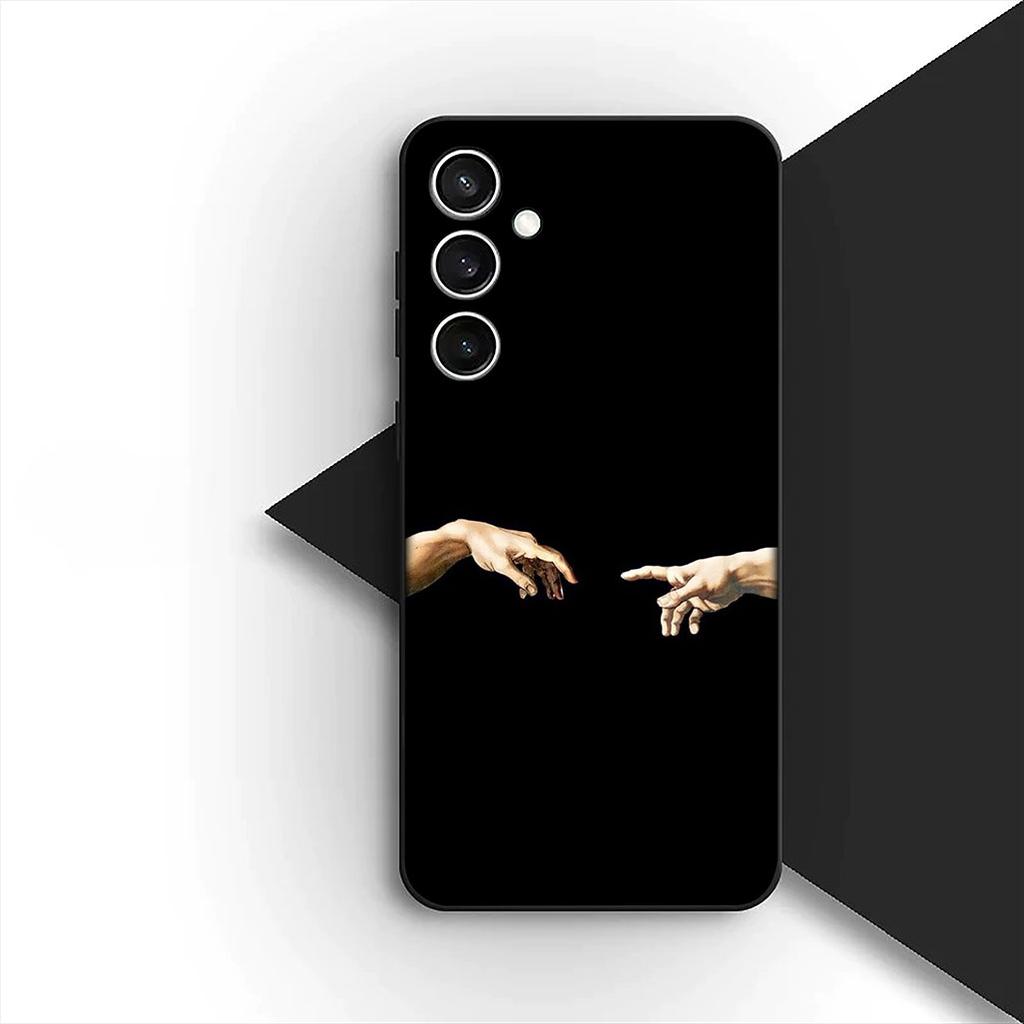 Cover for Motorola Moto G55 G45 G75 G85 G35 Edge 50 30 Fusion 40 NEO Ultra Pro Phone Case Fresco Michelangelo Creation of Adam