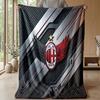 AC Milan Theme blanket Soft Flannel Blanket Plush Throw Blanket Cozy Sofa Bed Blanket for Home Decor