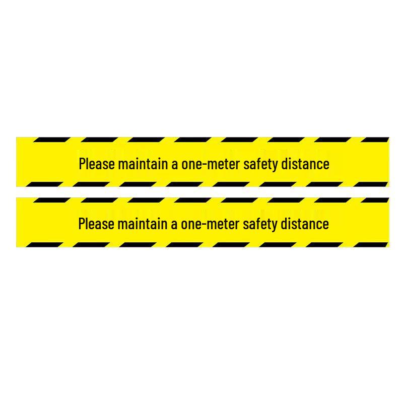 Anti-slip Social Distancing Floor Decal 1 Meter