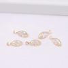 Hot-selling High-quality Small Brass + Zircon Trendy Pendant DIY Handmade Necklace Bracelet Accessories