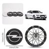 56mm 4pcs Car Wheel Center Hub Cap Badge Logo Sticker For Opel Antara Astra Insigni Mokka Corsa Mokka Vectra Opc Opcline H J K