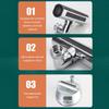 4 IN 1 Waterfall Kitchen Faucet 360° Rotatable Faucet Multifunction Splash Proof Faucet Universal Water Tap Sink Accessories