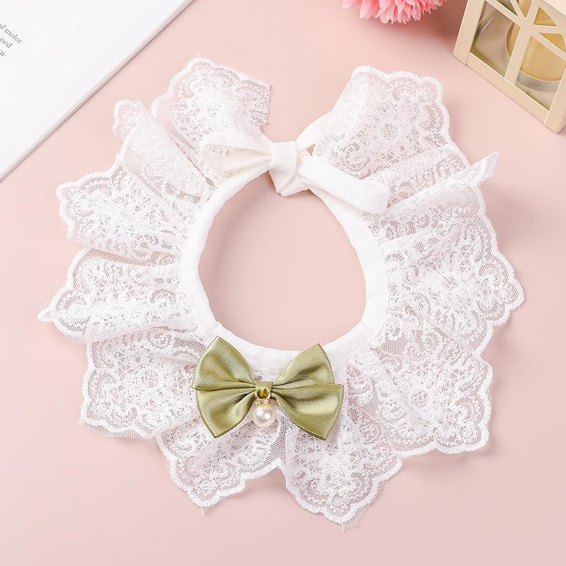 Pet Accessories Pet Scarf Necklace Collar Bell Dog Bow Tie Large Medium Small Cat Dog Saliva Towel Cat