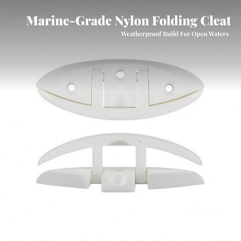 Marine Grade Nylon Cleat Compact Folding Boat Easy Installation for Boats