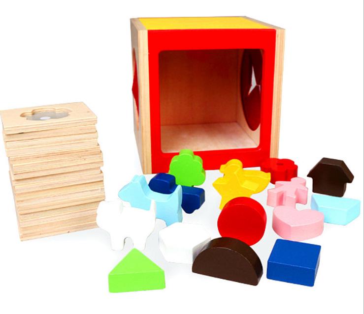 Montessori Taktile Puzzlebox: Früherziehungsspielzeug für Kindergarten Sensorische Entwicklung