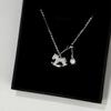 Korean Pony Necklace Women's Light Luxury Niche Design Collarbone Chain Love Pendant Jewelry Accessories Year of The Horse