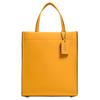 New COACH Cashin Cow Leather Tote Bag Shopping Bag Shoulder Bag Crossbody Bag Handbag Mini Women's Fuzzy Daylily Yellow C4828-B4UA
