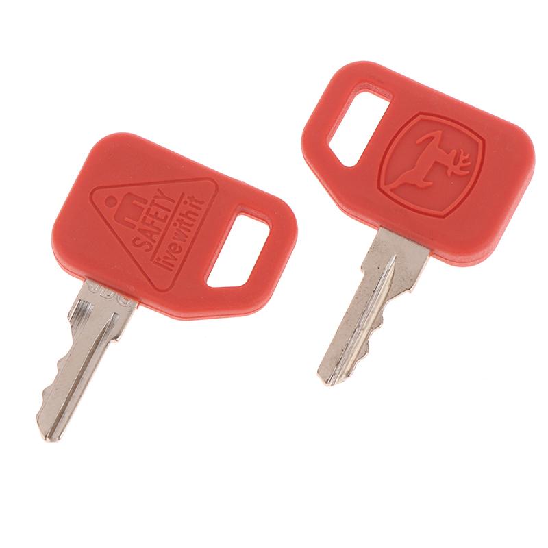 5 Pcs Power Switch Keys For John Deere Am136681 Excavator Fit All Graders Dozers Skid Steer Ar51481 At195302 Am131841