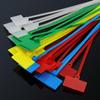 SHOCHAN Colored Nylon Cable Ties with ID Tags