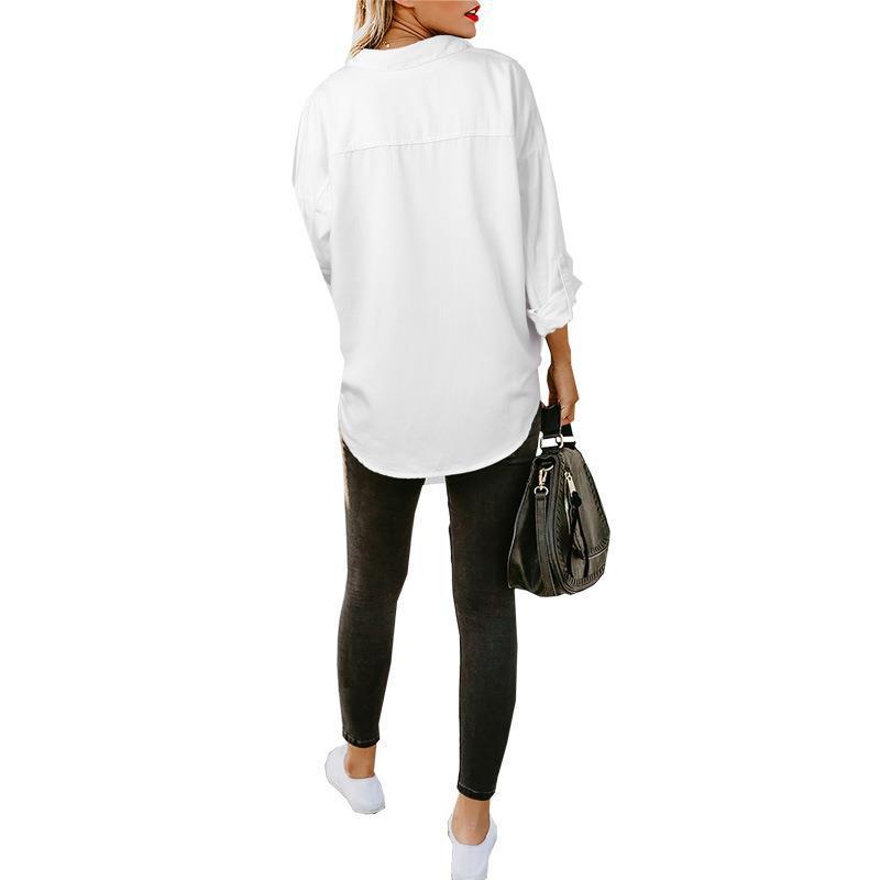 European & American Women's Long Sleeve Casual Shirt - Versatile Autumn Style (2026)